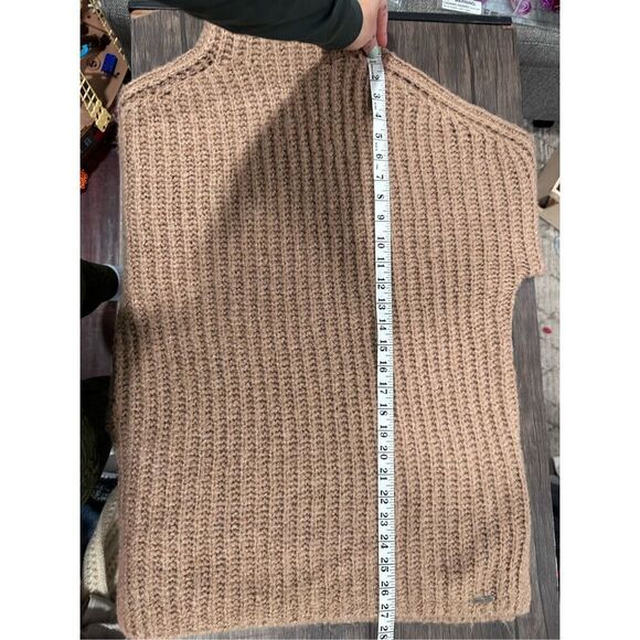 Abercrombie & Fitch Long Sleeve Turtle Neck Pullover Sweater Brown Size Medium - Picture 12 of 15